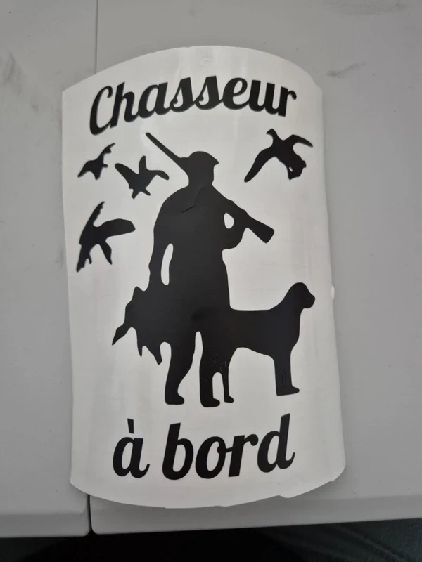 Chasseur à bord (noir)