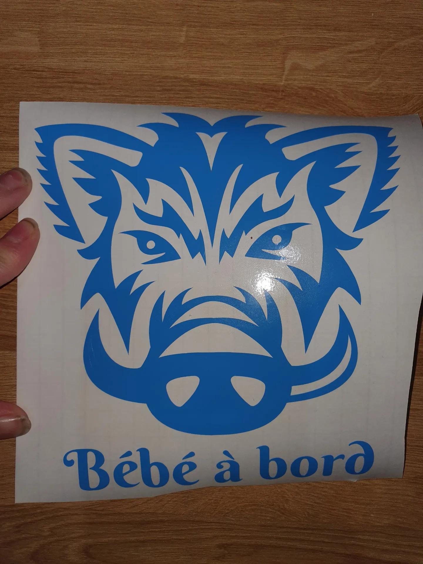 Sticker sanglier (noir)