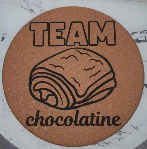 Dessous de plat chocolatine