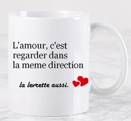 Mug humour "Levrette"