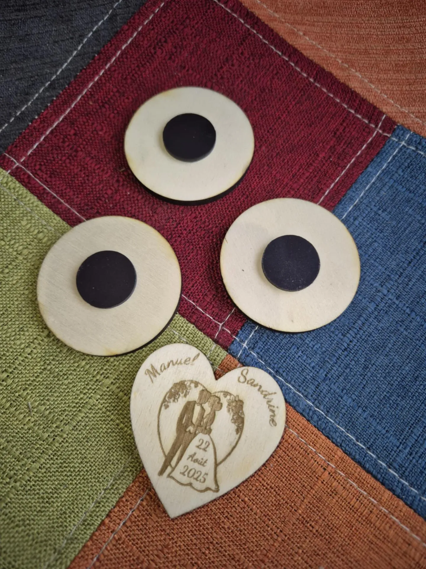 Magnet Mariage personnalisé