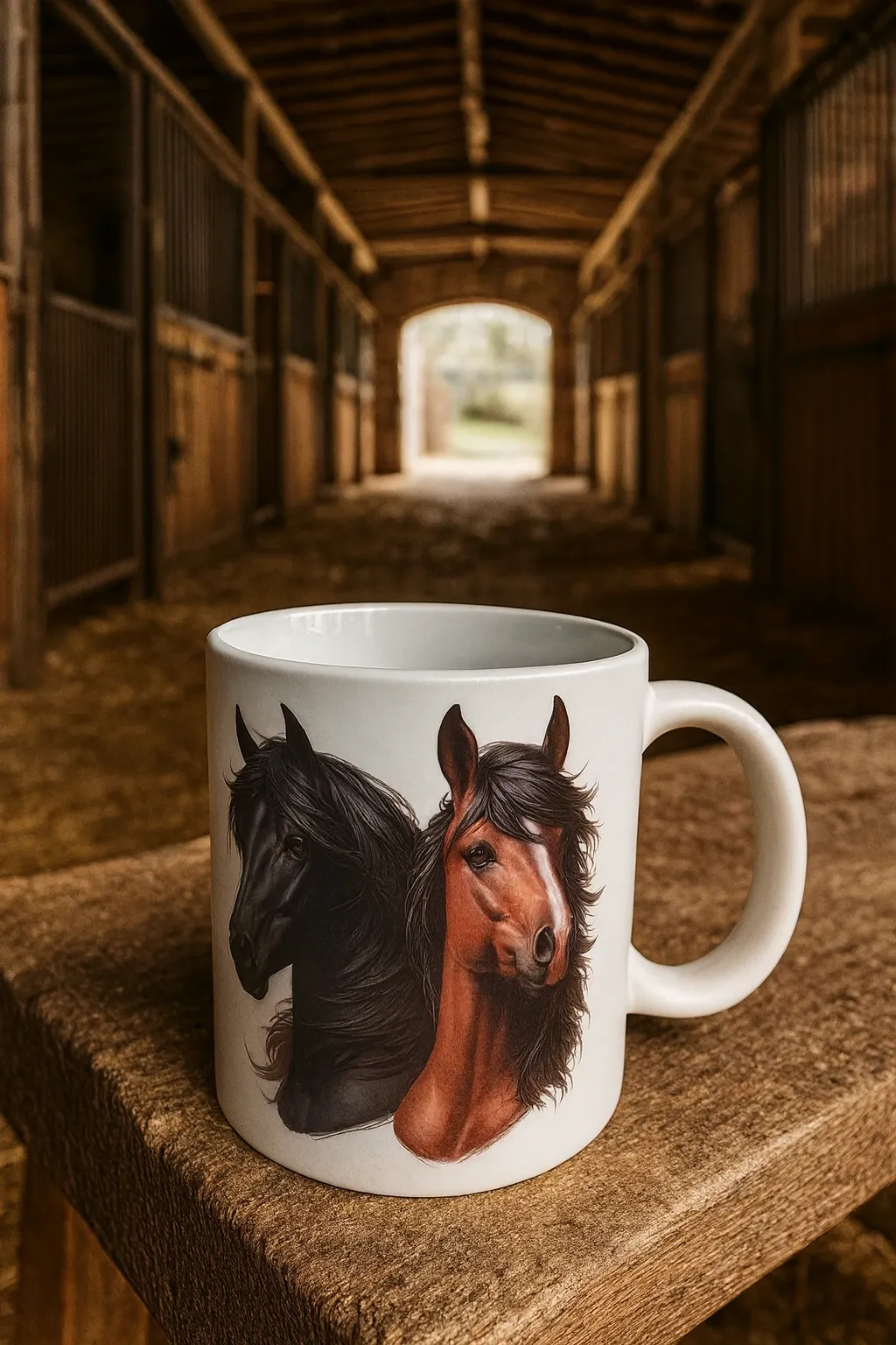 Mug chevaux
