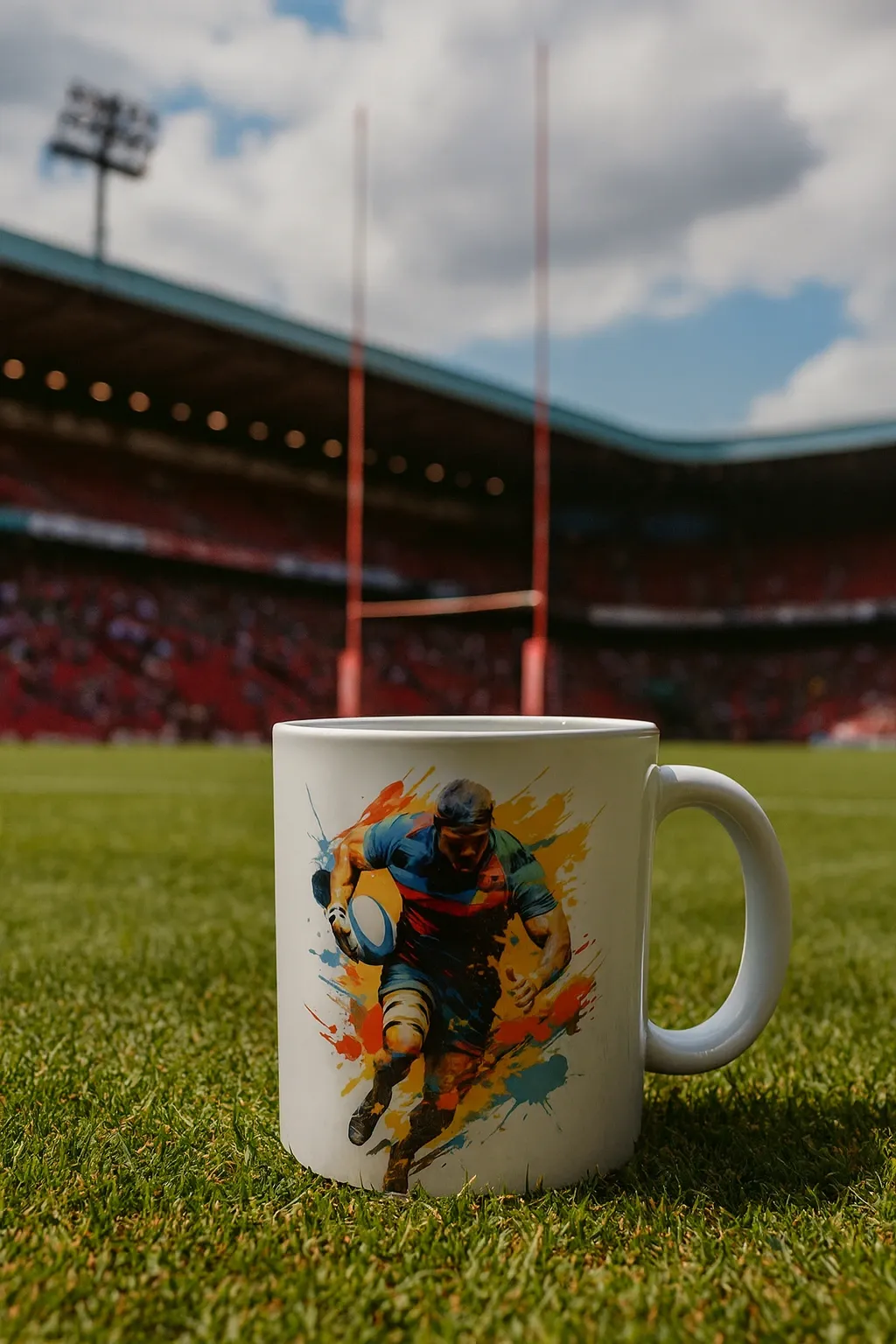 Mug rugbyman