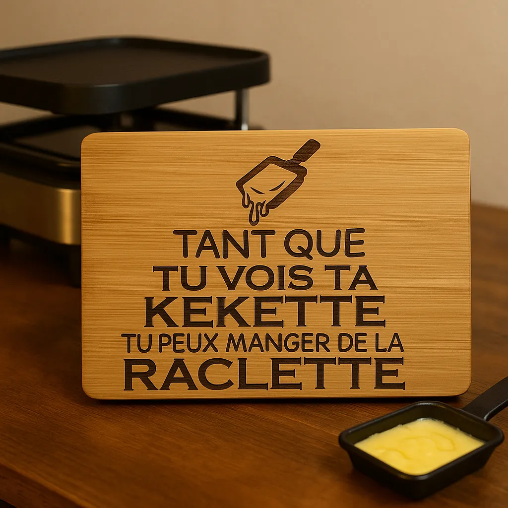 Planche à découper "Raclette"