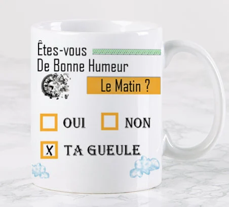 Mug humour "Bonne  humeur"