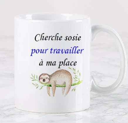 Mug "Cherche sosie"