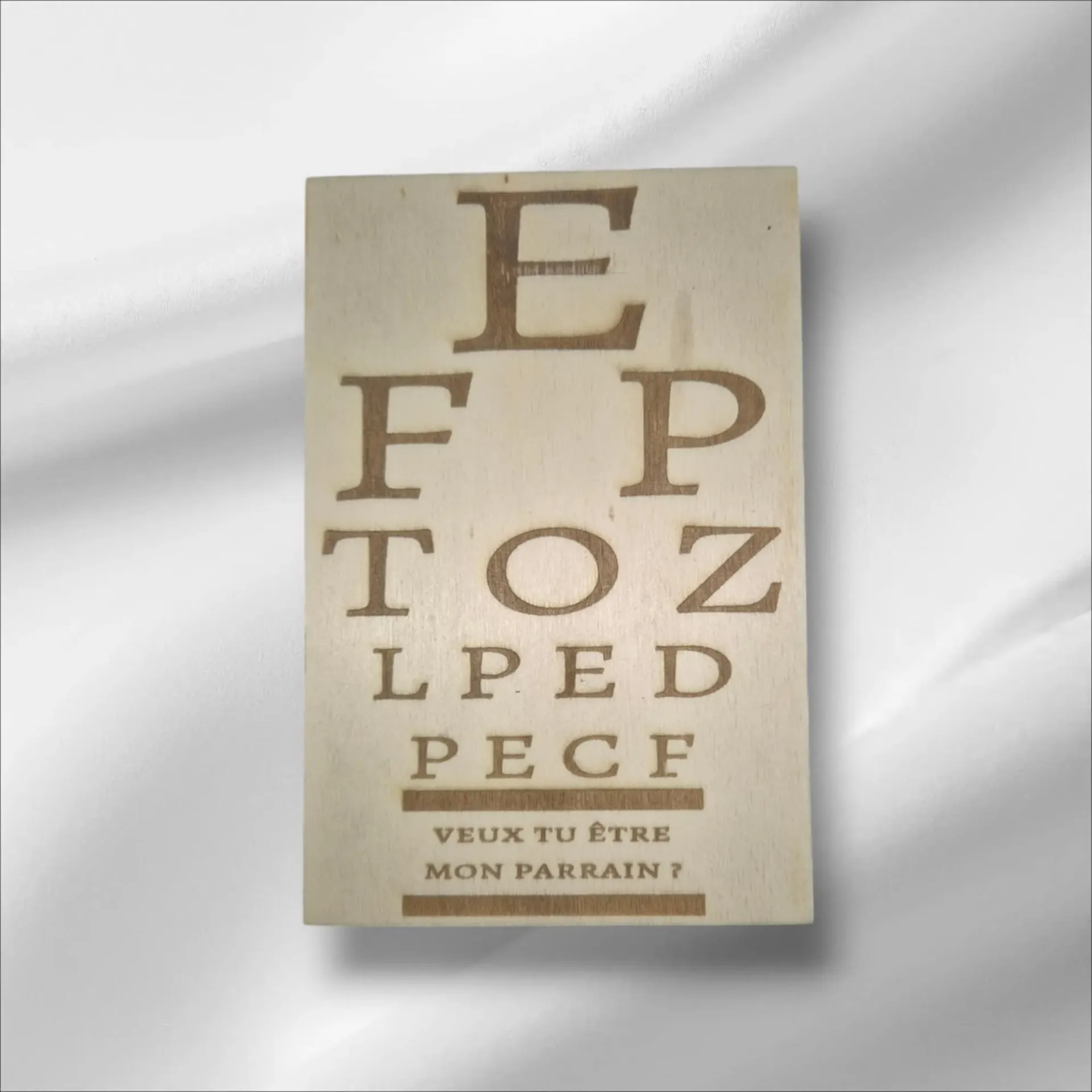 Demande Parrain / Marraine test de vue