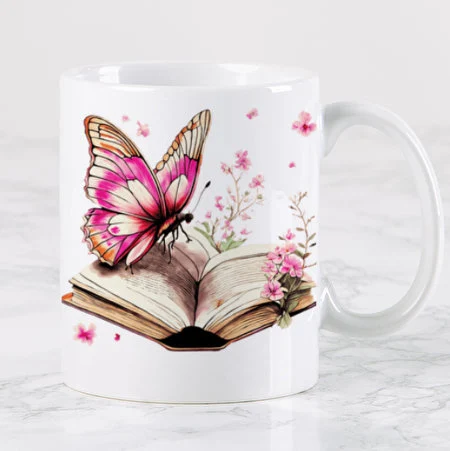 Mug Papillon livre