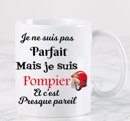 Mug "Pompier parfait"