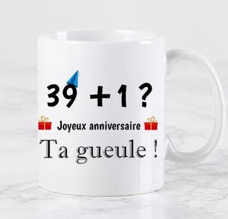 Mug "Humour Anniversaire"