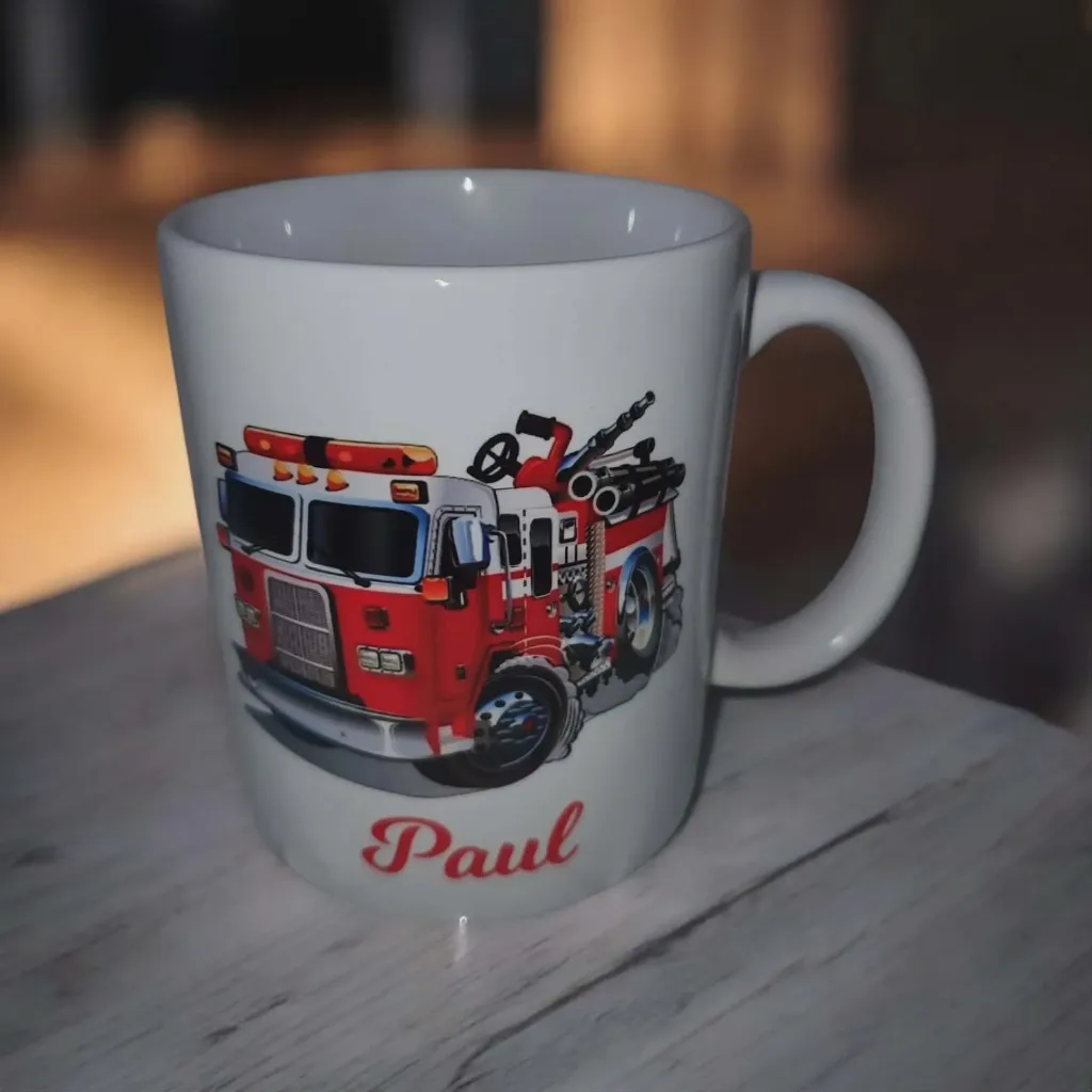 Mug camion de pompier