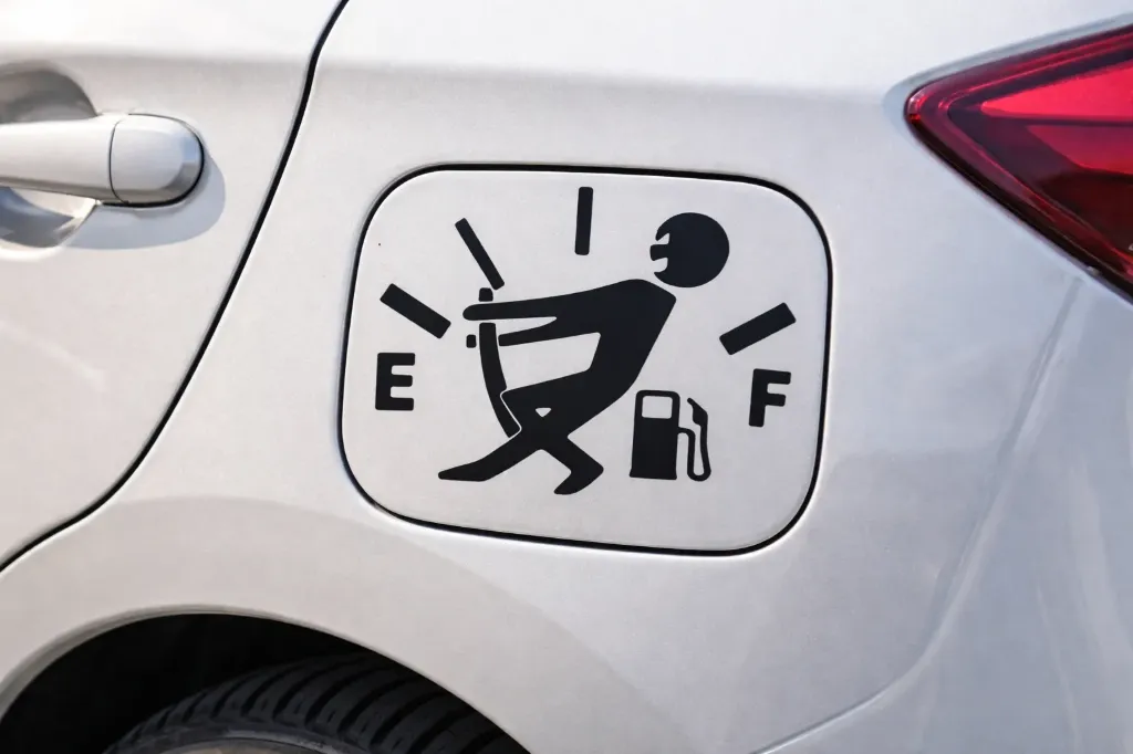 Sticker "bouchon de carburant"