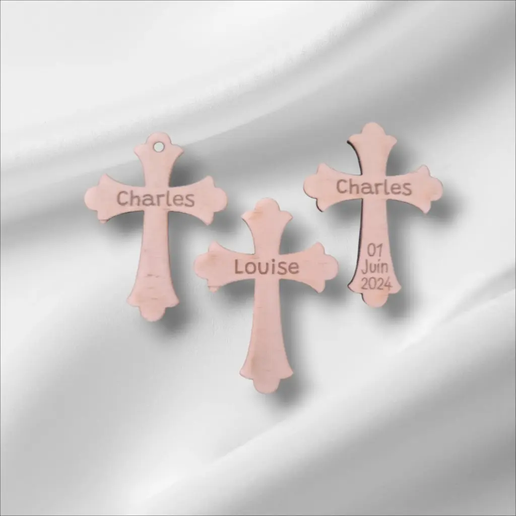 Marque place croix religieuse prénom