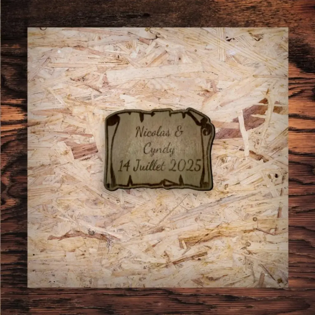 Marque place carte aux trésors prénom