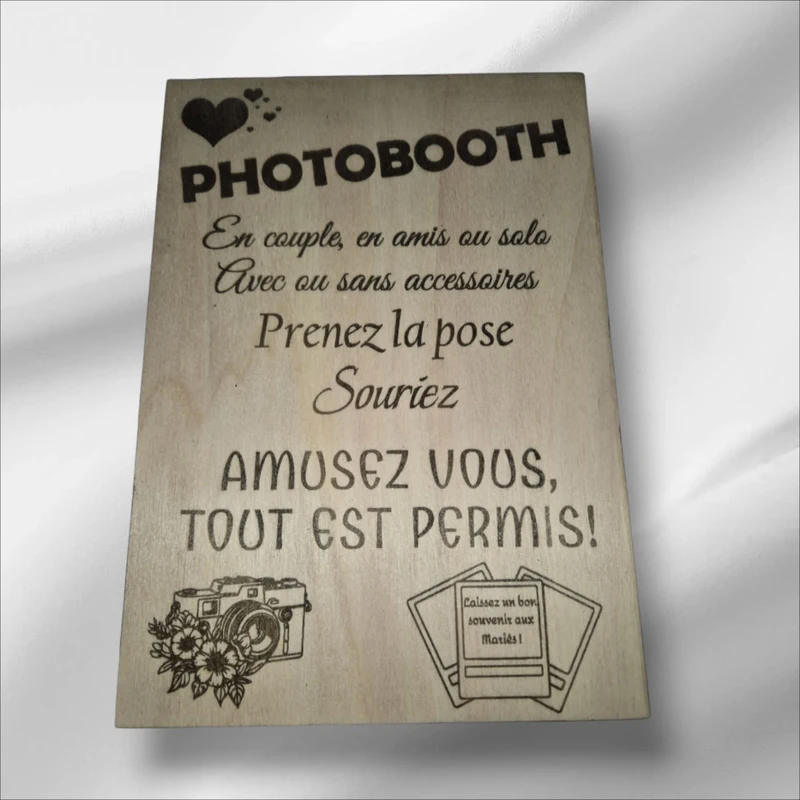 Panneau " Photobooth"