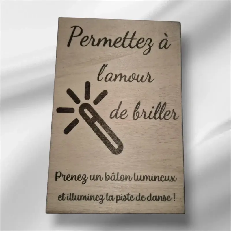 Panneau "Bâton lumineux"