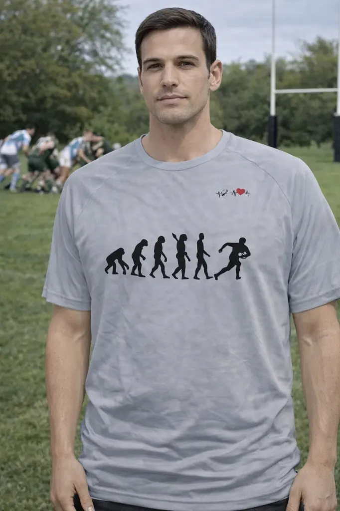 T-shirt "Evolution rugby"