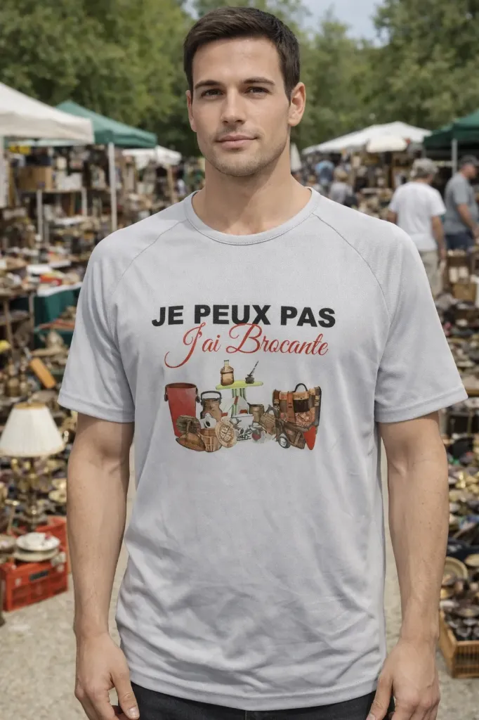 T-shirt "J'peux pas, j'ai Brocante"