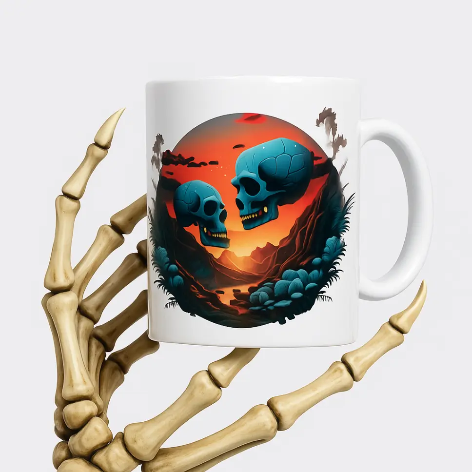 Mug crâne tête de mort