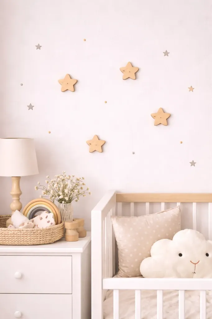 Étoile en bois – Pin naturel