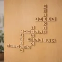 Lettre Scrabble en bois personnalisée