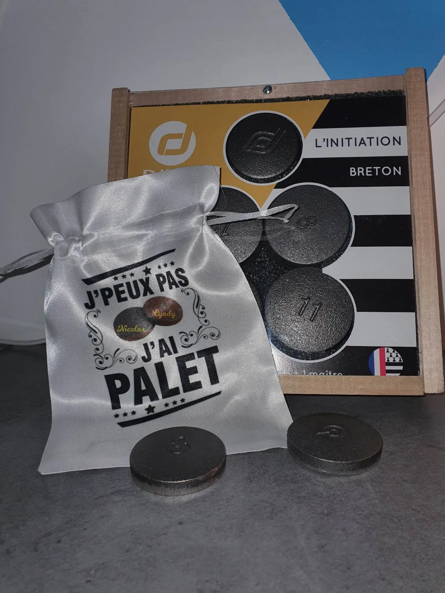 Sac de rangement pour palets bretons – Personnalisable