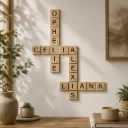 Lettre Scrabble en bois personnalisée avec valeur