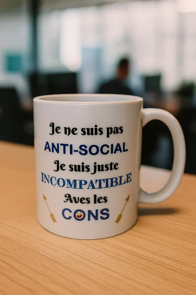 Mug Incompatible avec les cons