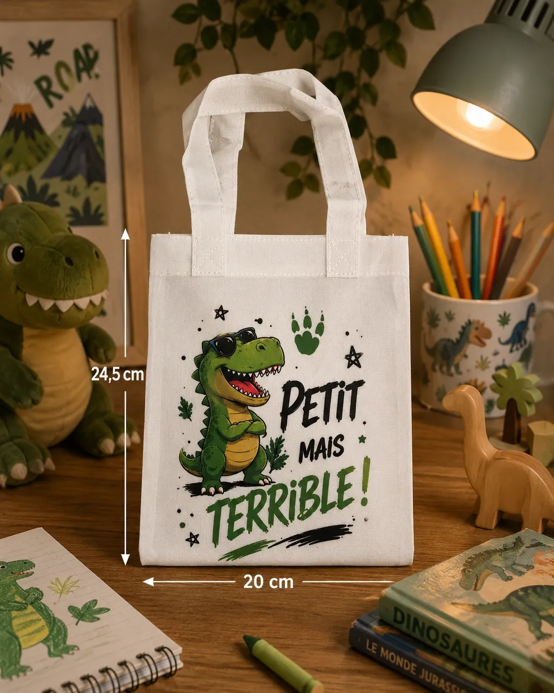 Petit sac de rangement Dinosaure