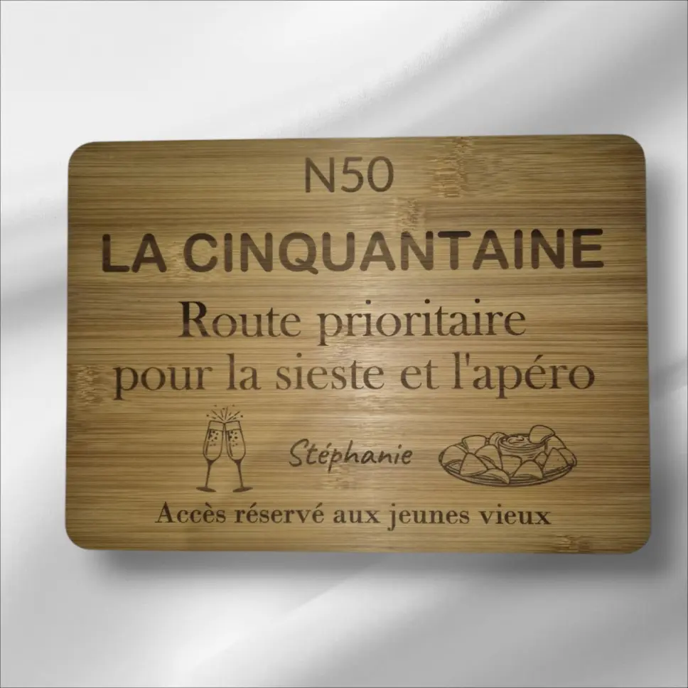 Planche à découper spécial anniversaire (15x20 cm)